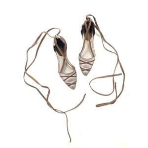 Freebird Eryn Lace Up Flats 10 NIB